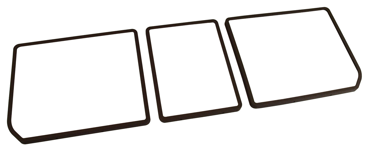 1976-1978 Corvette Rear Compartment Unit Door Frames Dark Brown 3 Piece-468155-Corvette-Store-Online