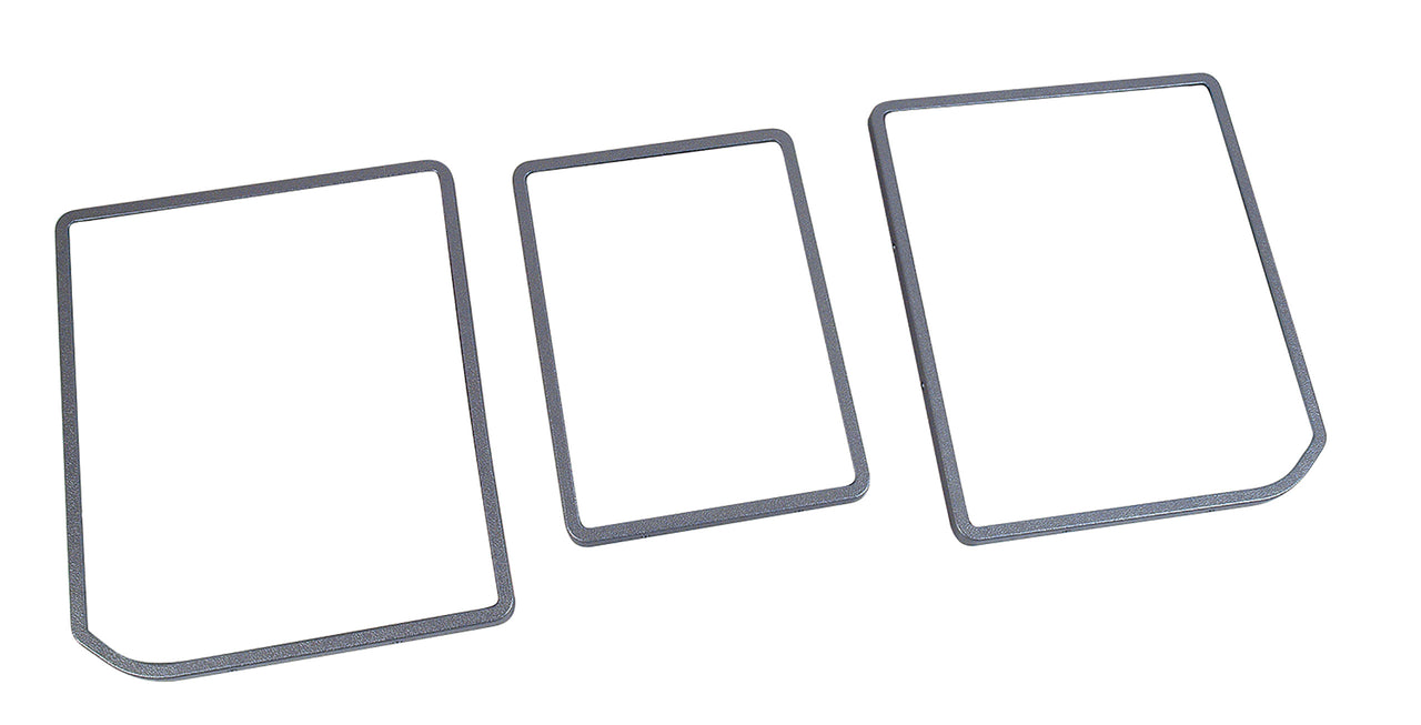 1978-1978 Corvette Rear Compartment Unit Door Frames Silver Pace 3 Piece-468162-Corvette-Store-Online