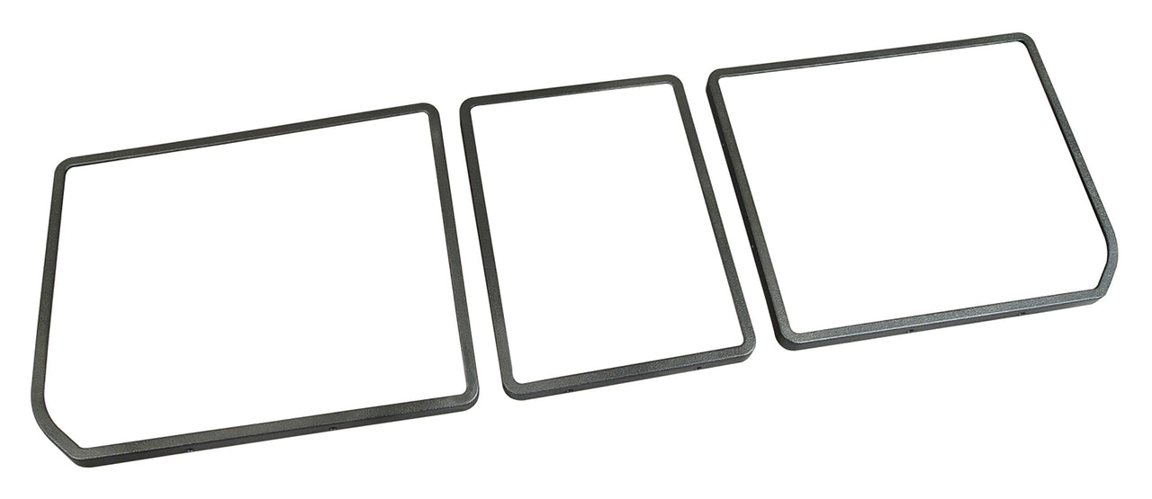 1968-1969 Corvette Rear Compartment Unit Door Frames Gunmetal 3 Piece-468163-Corvette-Store-Online