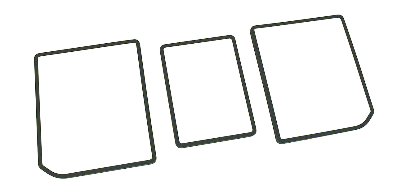 1976-1977 Corvette Rear Compartment Unit Door Frames Smoke 3 Piece-468167-Corvette-Store-Online