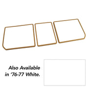 1976-1977 Corvette Rear Compartment Unit Door Frames White 3 Piece-468176-Corvette-Store-Online