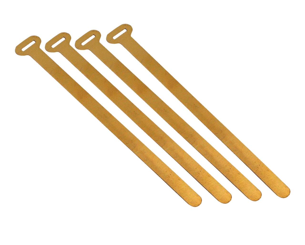 1956-1960 Corvette Windshield Washer Hose Tie Strap Brass - 4pc-46829-Corvette-Store-Online