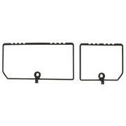 1982-1982 Corvette Rear Compartment Unit Door Frames Charcoal 2 Piece-468321-Corvette-Store-Online