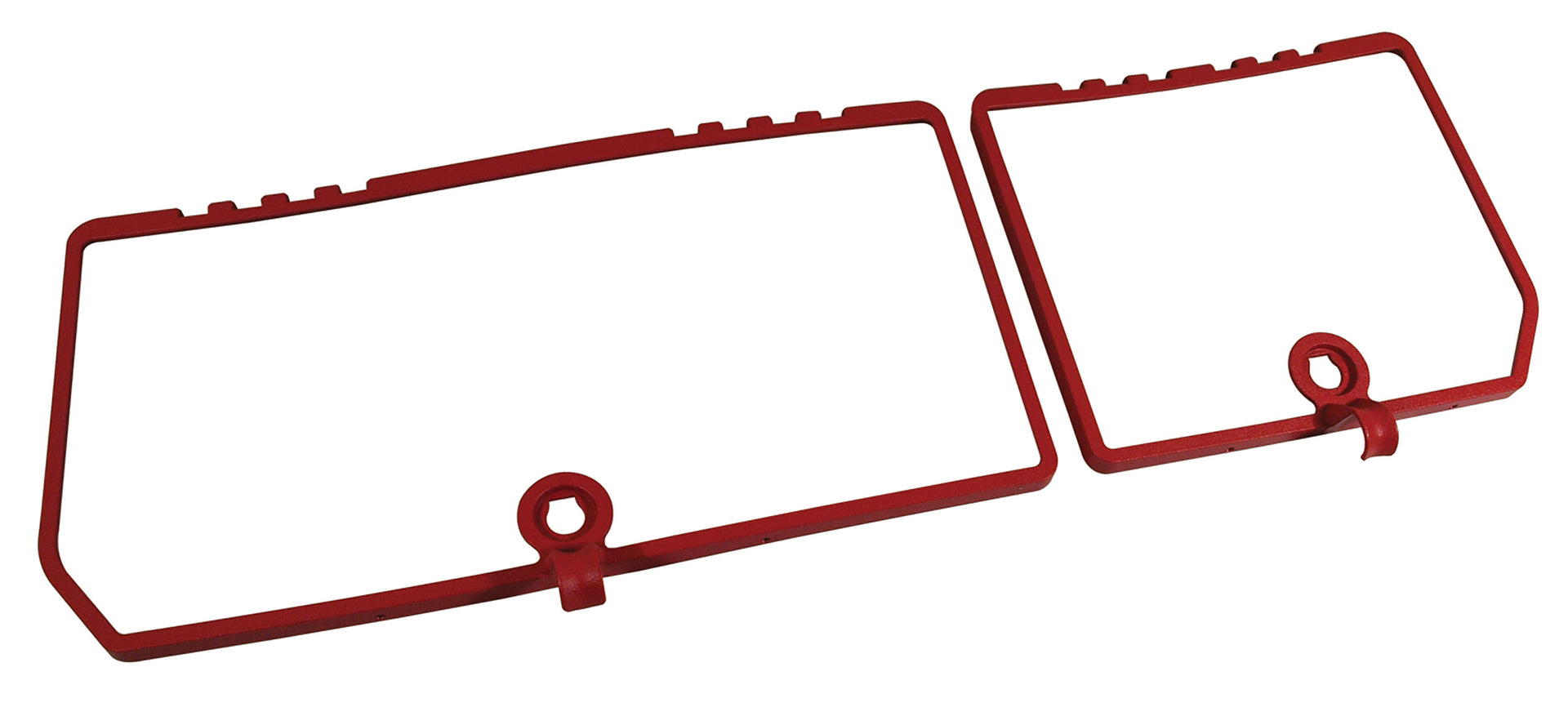 1979-1981 Corvette Rear Compartment Unit Door Frames Red 2 Piece-468324-Corvette-Store-Online