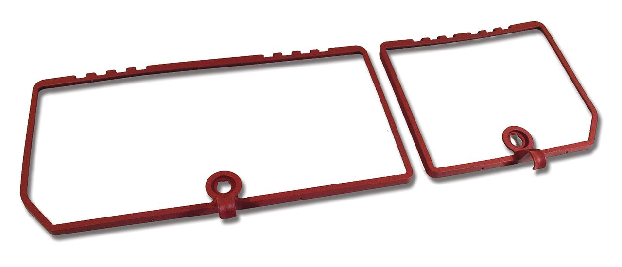 1982-1982 Corvette Rear Compartment Unit Door Frames Red 2 Piece-468326-Corvette-Store-Online