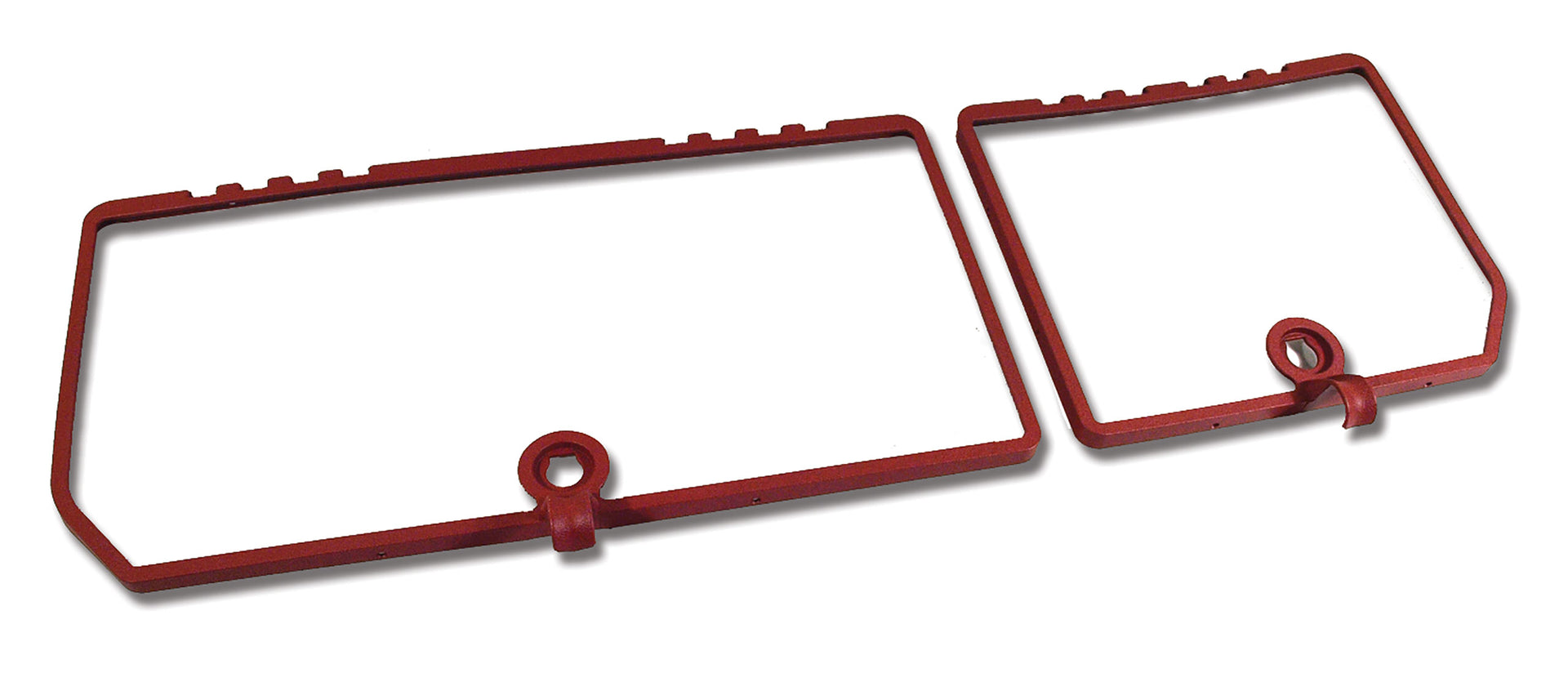 1982-1982 Corvette Rear Compartment Unit Door Frames Red 2 Piece-468326-Corvette-Store-Online