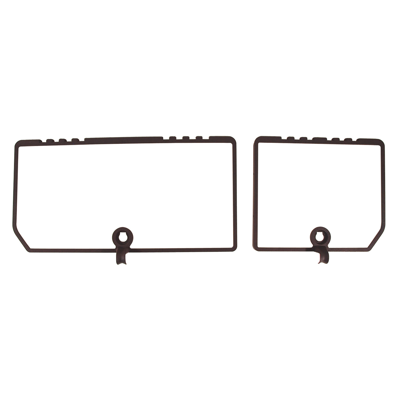 1980-1980 Corvette Rear Compartment Unit Door Frames Claret 2 Piece-468336-Corvette-Store-Online