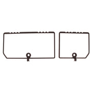 1980-1980 Corvette Rear Compartment Unit Door Frames Claret 2 Piece-468336-Corvette-Store-Online
