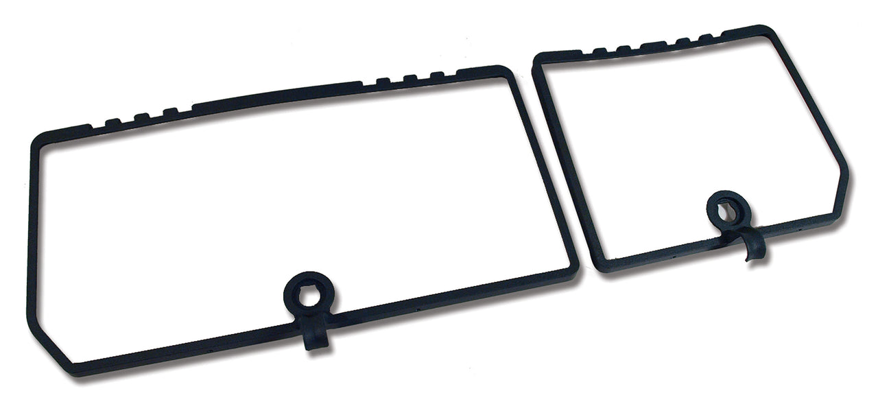 1982-1982 Corvette Rear Compartment Unit Door Frames Dark Blue 2 Piece-468346-Corvette-Store-Online