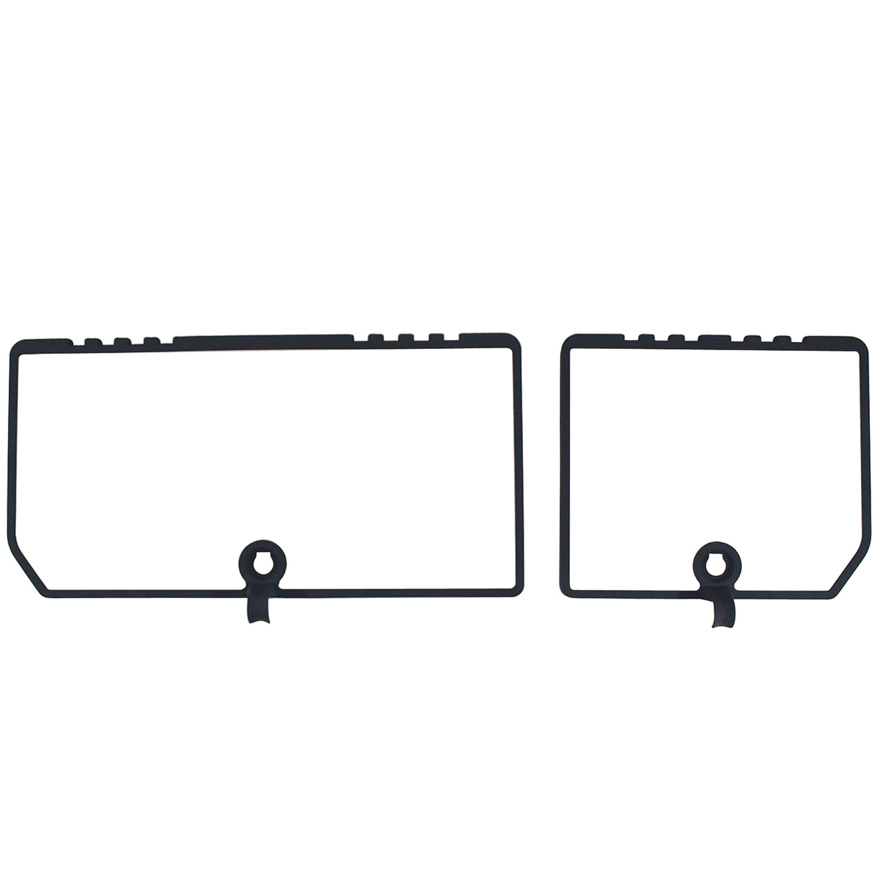 1979-1981 Corvette Rear Compartment Unit Door Frames Dark Blue 2 Piece-468348-Corvette-Store-Online