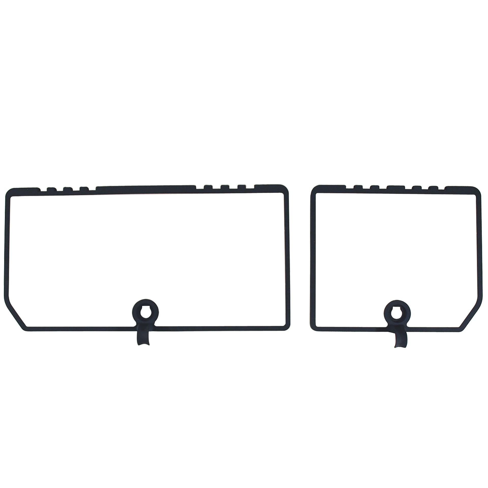 1979-1981 Corvette Rear Compartment Unit Door Frames Dark Blue 2 Piece-468348-Corvette-Store-Online