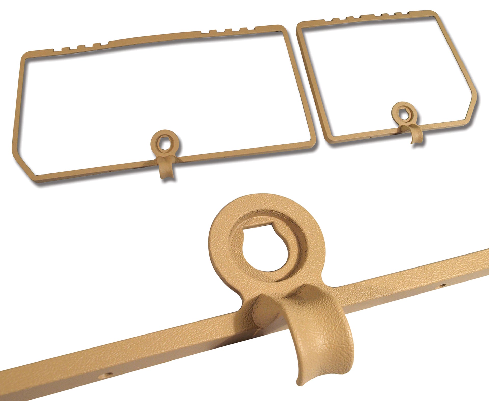 1979-1980 Corvette Rear Compartment Unit Door Frames Doeskin 2 Piece-468350-Corvette-Store-Online