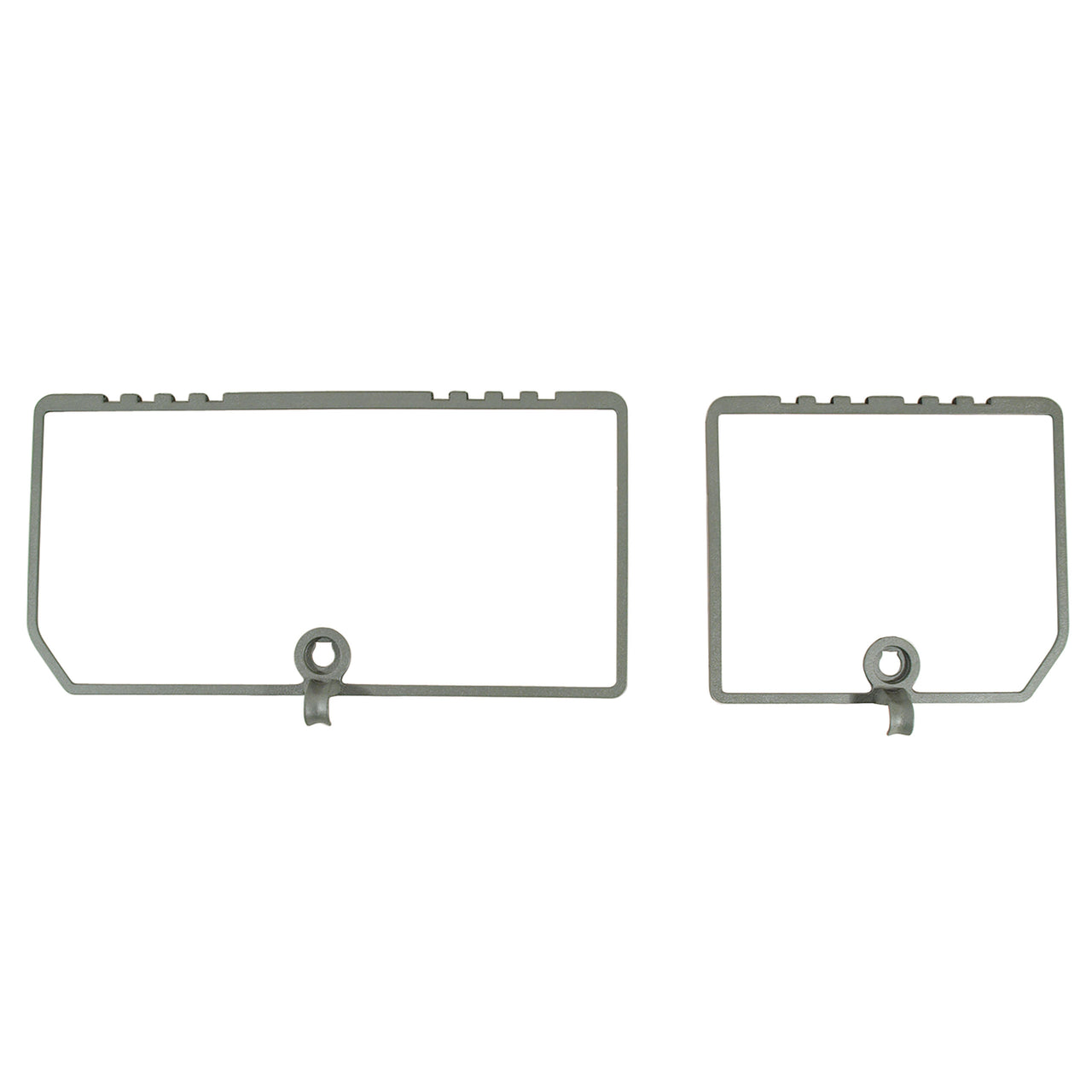 1982-1982 Corvette Rear Compartment Unit Door Frames Silvergreen 2 Piece-468359-Corvette-Store-Online