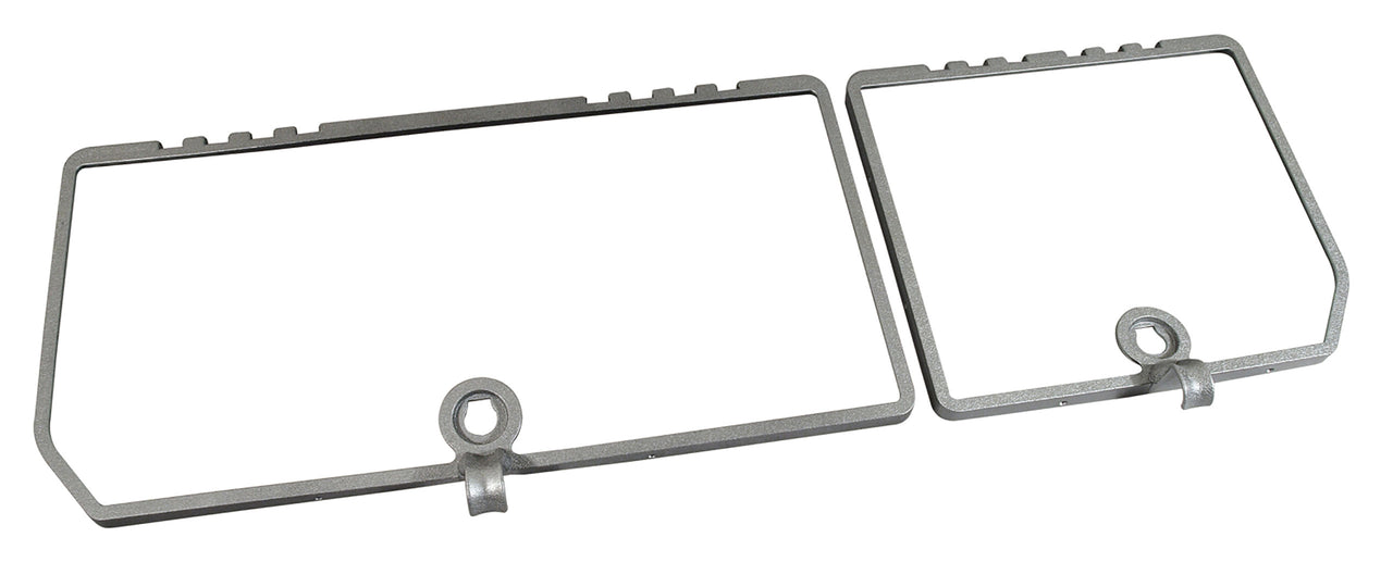 1981-1981 Corvette Rear Compartment Unit Door Frames Silver 2Pace-468364-Corvette-Store-Online