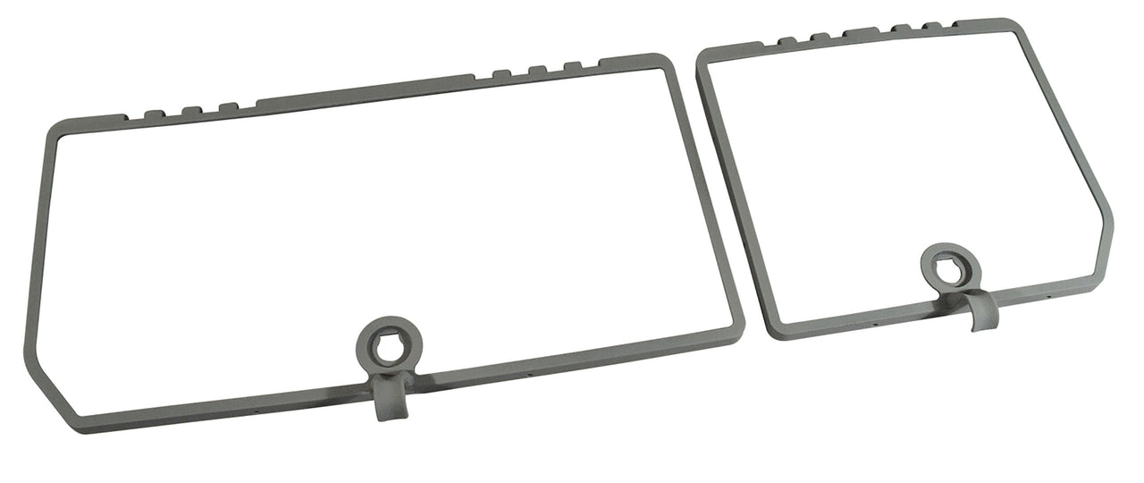 1982-1982 Corvette Rear Compartment Unit Door Frames Gray 2 Piece-468368-Corvette-Store-Online