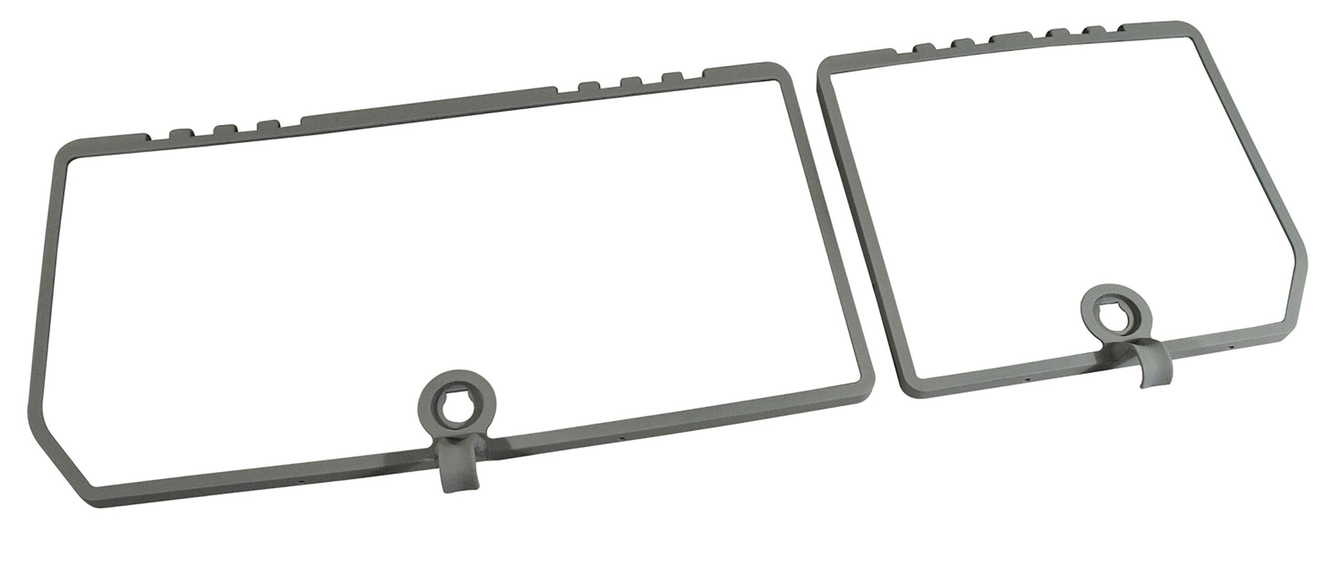 1982-1982 Corvette Rear Compartment Unit Door Frames Gray 2 Piece-468368-Corvette-Store-Online