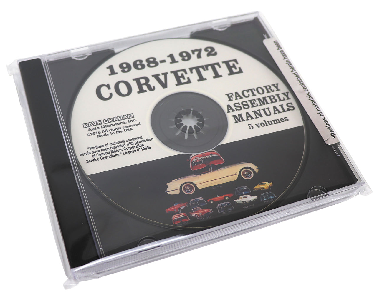 1968-1972 Corvette Assembly Manual CD - Corvette-46858-Corvette-Store-Online