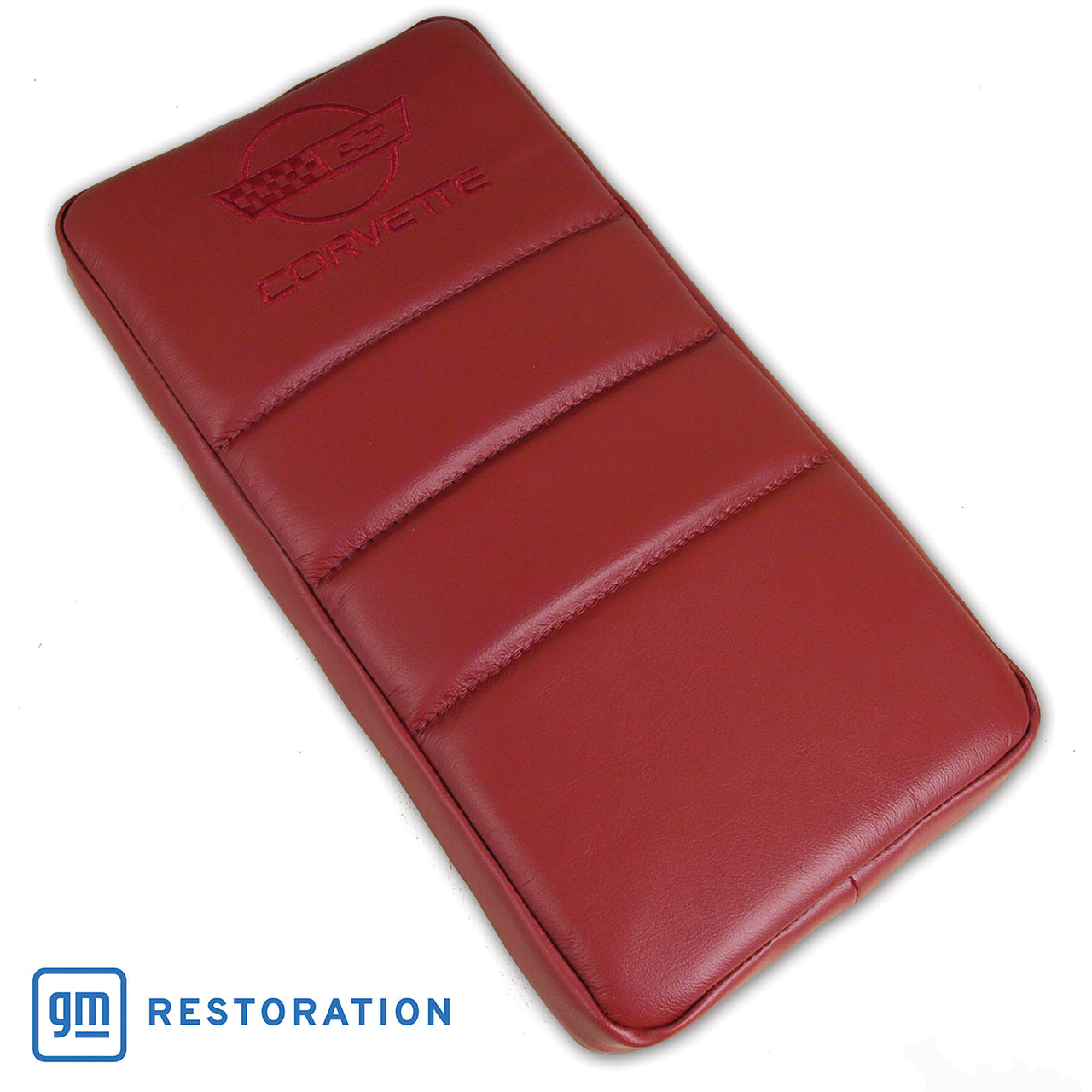 1984-1985 Corvette Console Cushion Red W/Logo-469027-Corvette-Store-Online