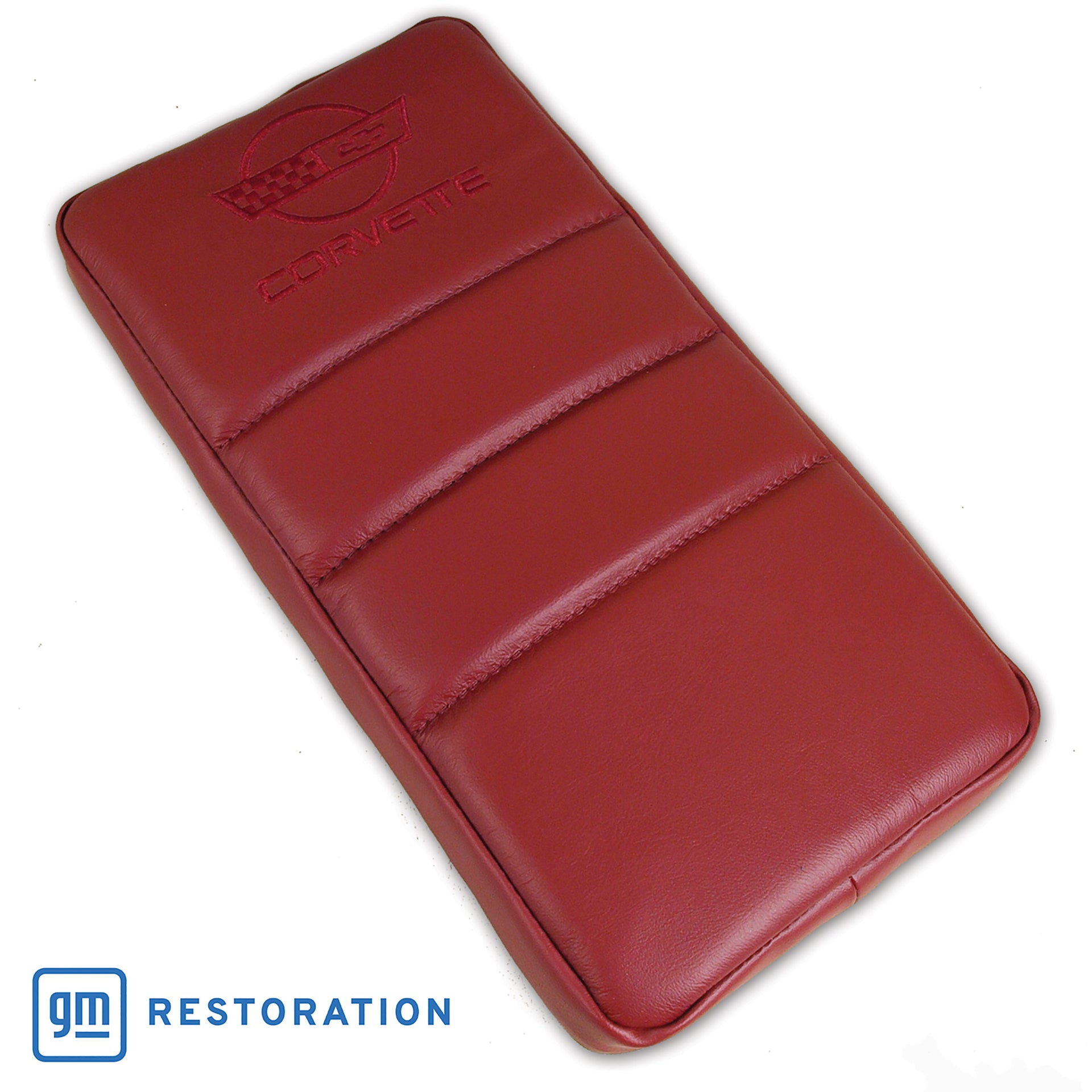 1984-1985 Corvette Console Cushion Red W/Logo-469027-Corvette-Store-Online