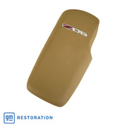 2005-2013 Corvette Embroidered Console Lid In Cashmere W/Z06 Logo-46903-Corvette-Store-Online