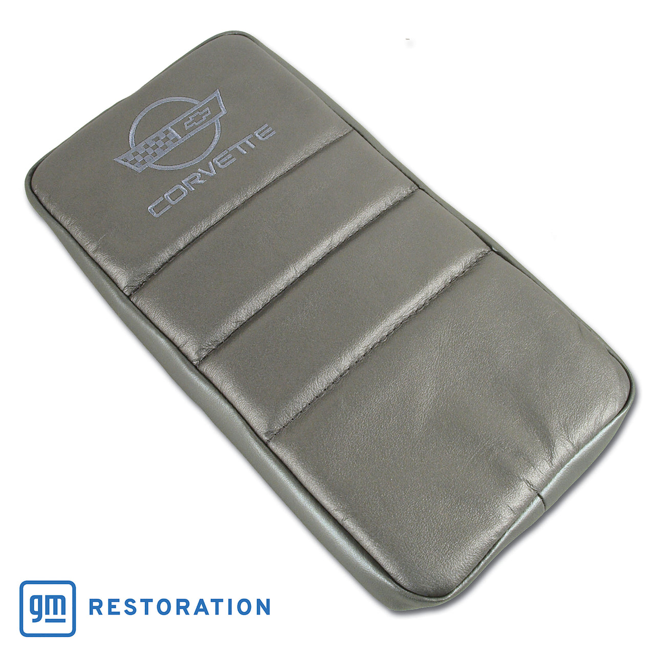 1984-1987 Corvette Console Cushion Gray W/Logo-469069-Corvette-Store-Online
