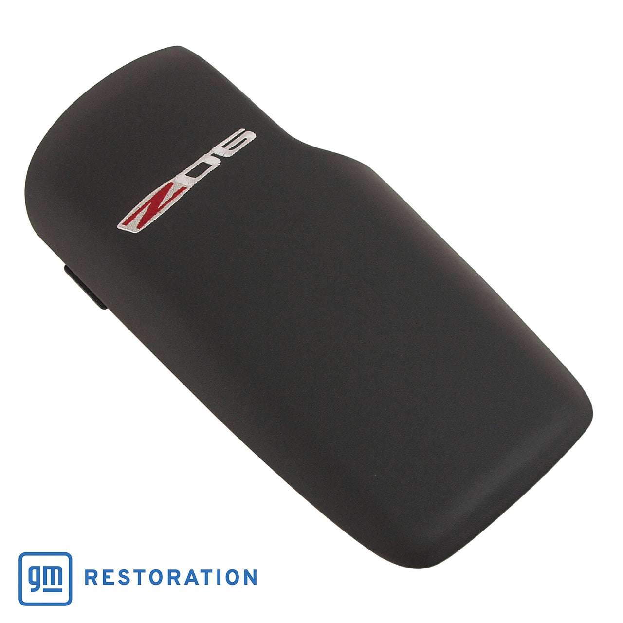 2005-2013 Corvette Embroidered Console Lid In Ebony W/Z06 Logo-46909-Corvette-Store-Online