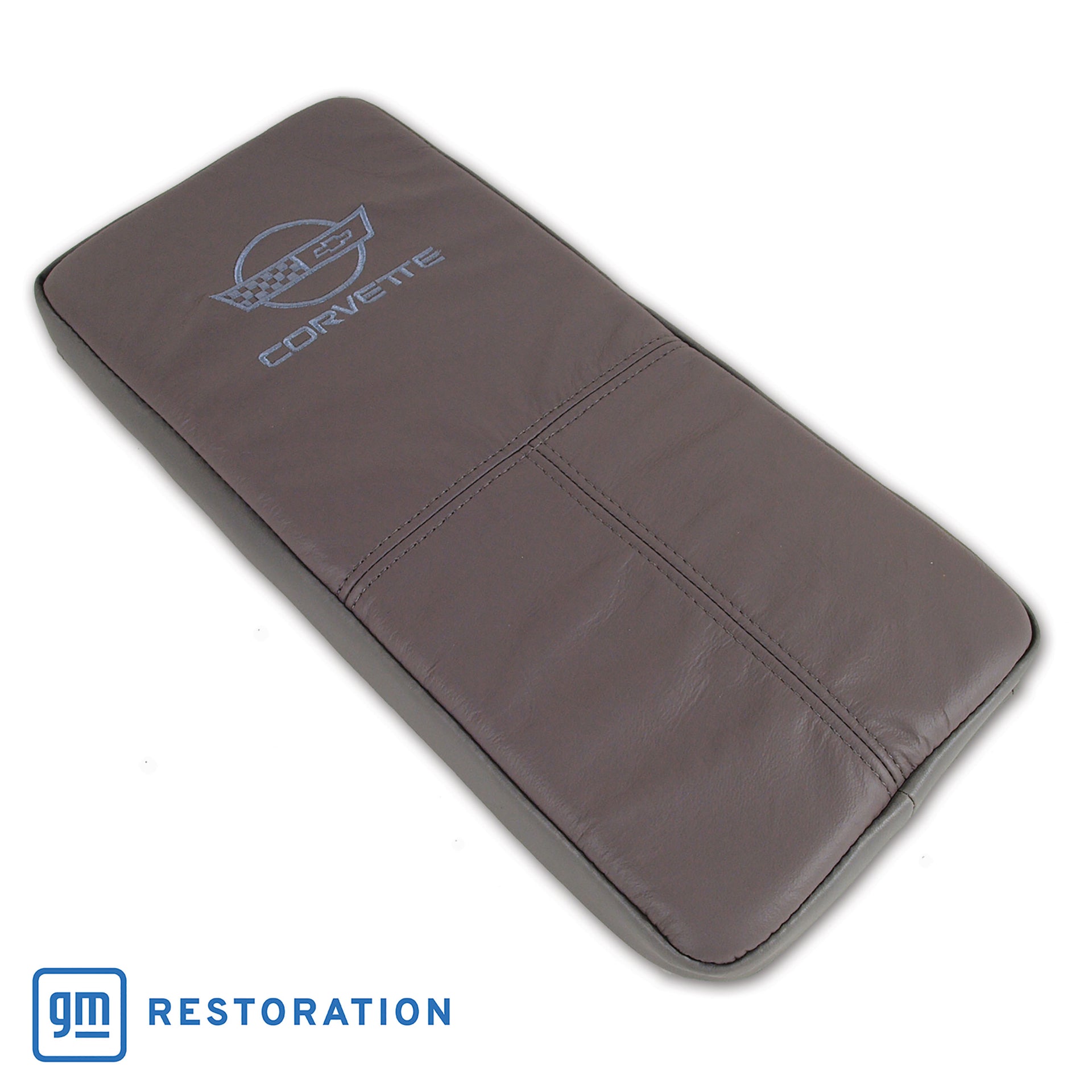 1990-1991 Corvette Console Cushion Gray W/Logo-469181-Corvette-Store-Online