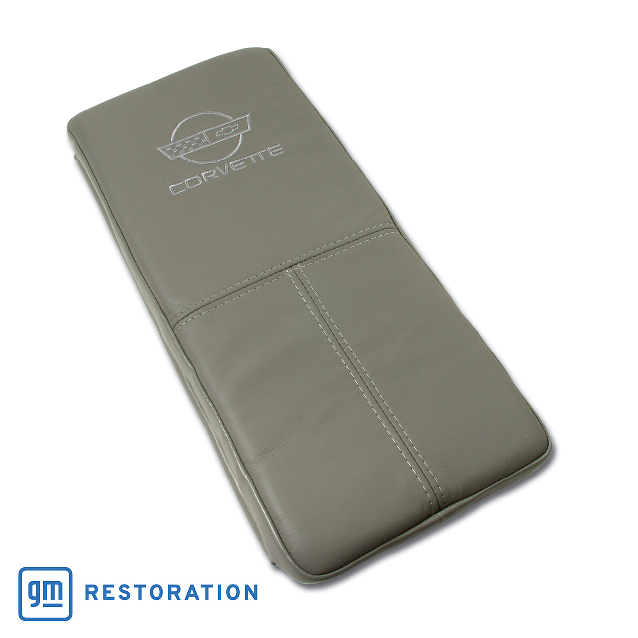 1992-1996 Corvette Console Cushion Gray W/Logo-469184-Corvette-Store-Online