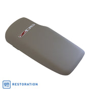 2005-2013 Corvette Embroidered Console Lid In Titanium Gray W/Z06 Logo - CA-46920-Corvette-Store-Online