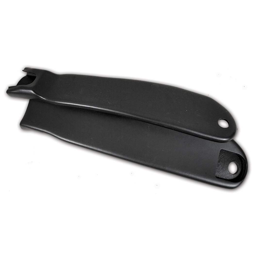 1969-1969 Corvette Seat Belt Inner Sleeve Kit - Black - CA