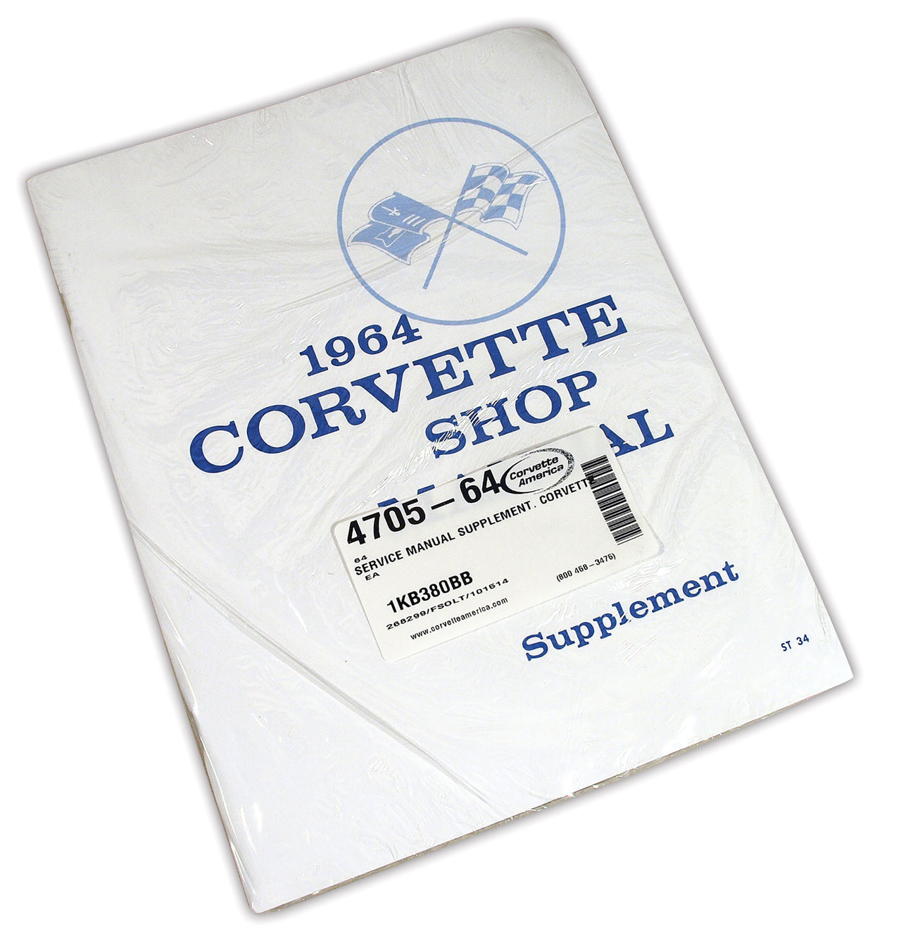 1964-1964 Corvette Service Manual Supplement Corvette - CA-470564-Corvette-Store-Online
