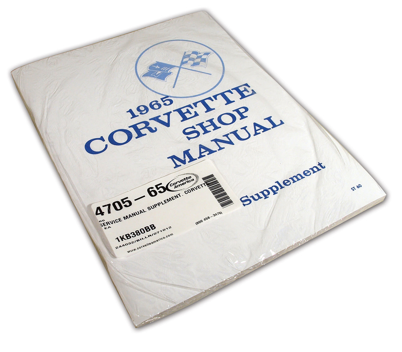 1965-1965 Corvette Service Manual Supplement Corvette - CA-470565-Corvette-Store-Online