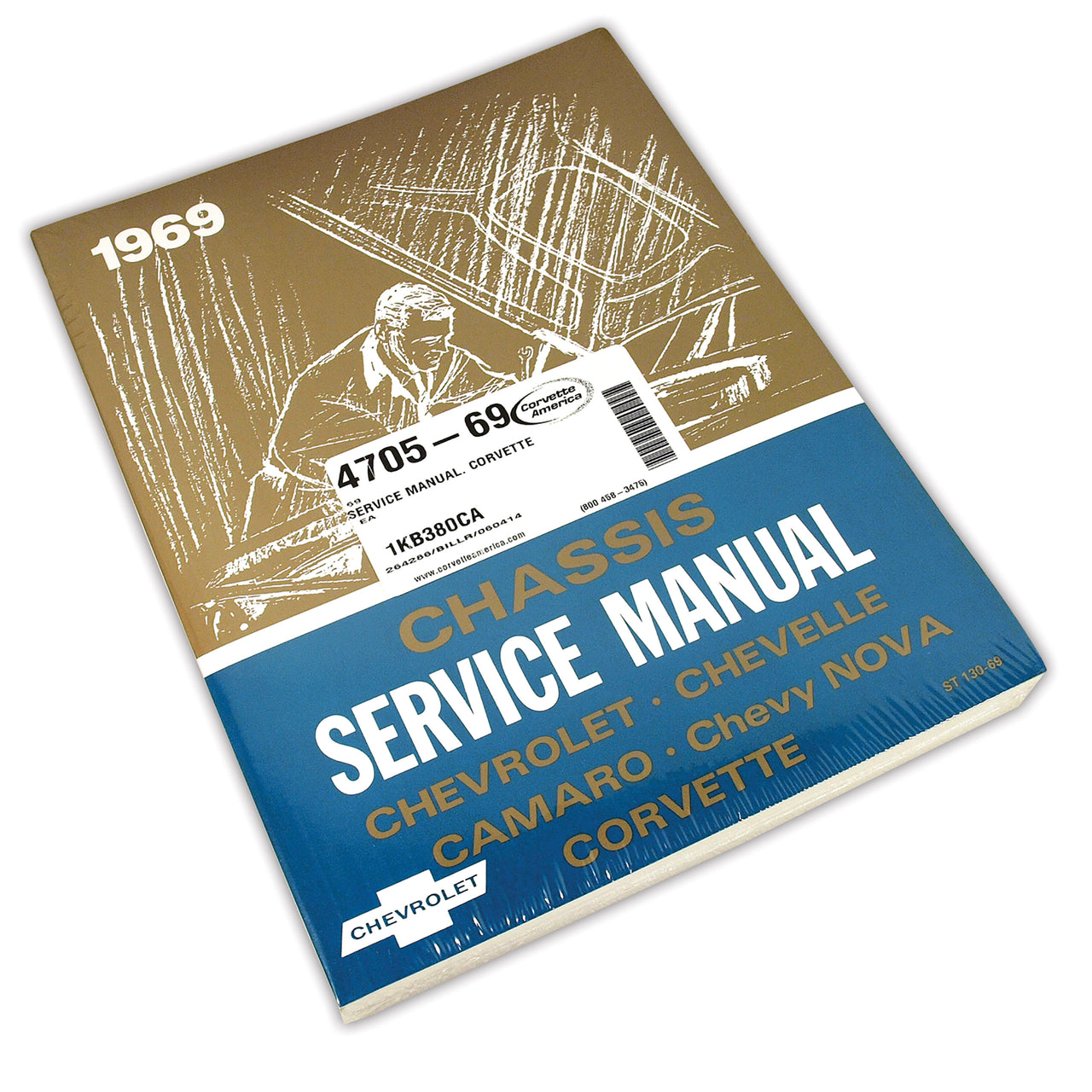 1969-1969 Corvette Service Manual Corvette - CA-470569-Corvette-Store-Online