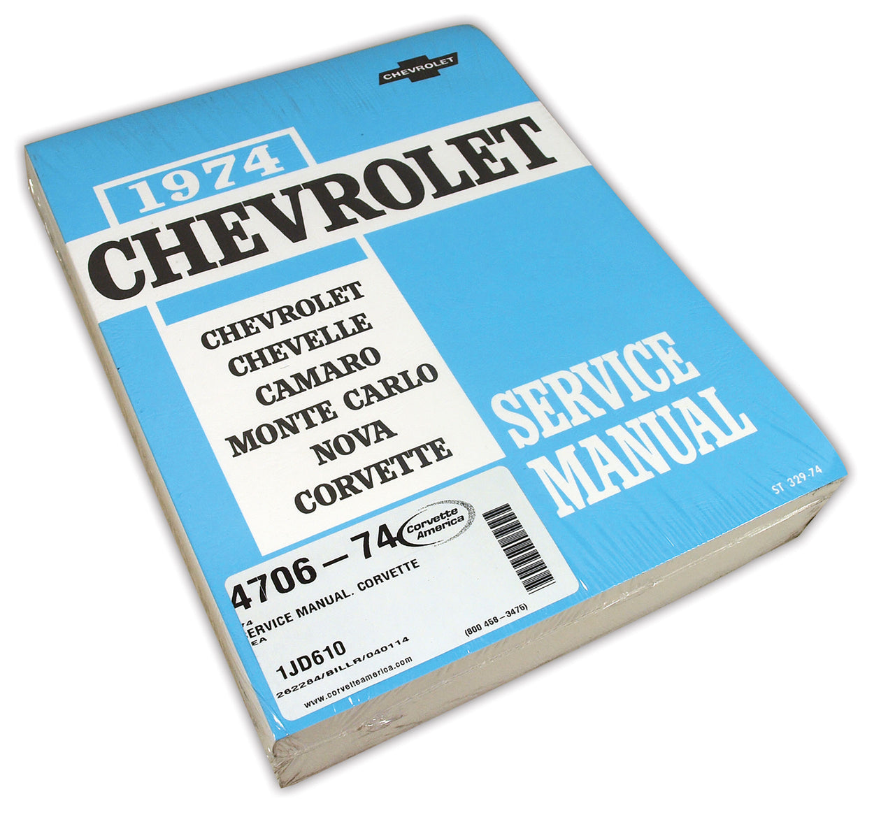 1974-1974 Corvette Service Manual Corvette - CA-470674-Corvette-Store-Online