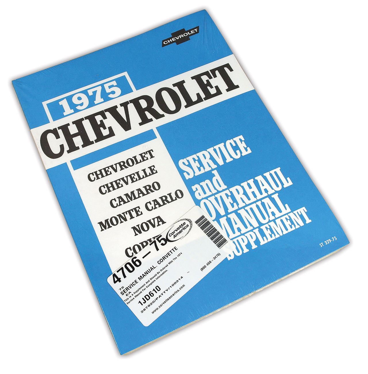 1975-1975 Corvette Service Manual Corvette - CA-470675-Corvette-Store-Online