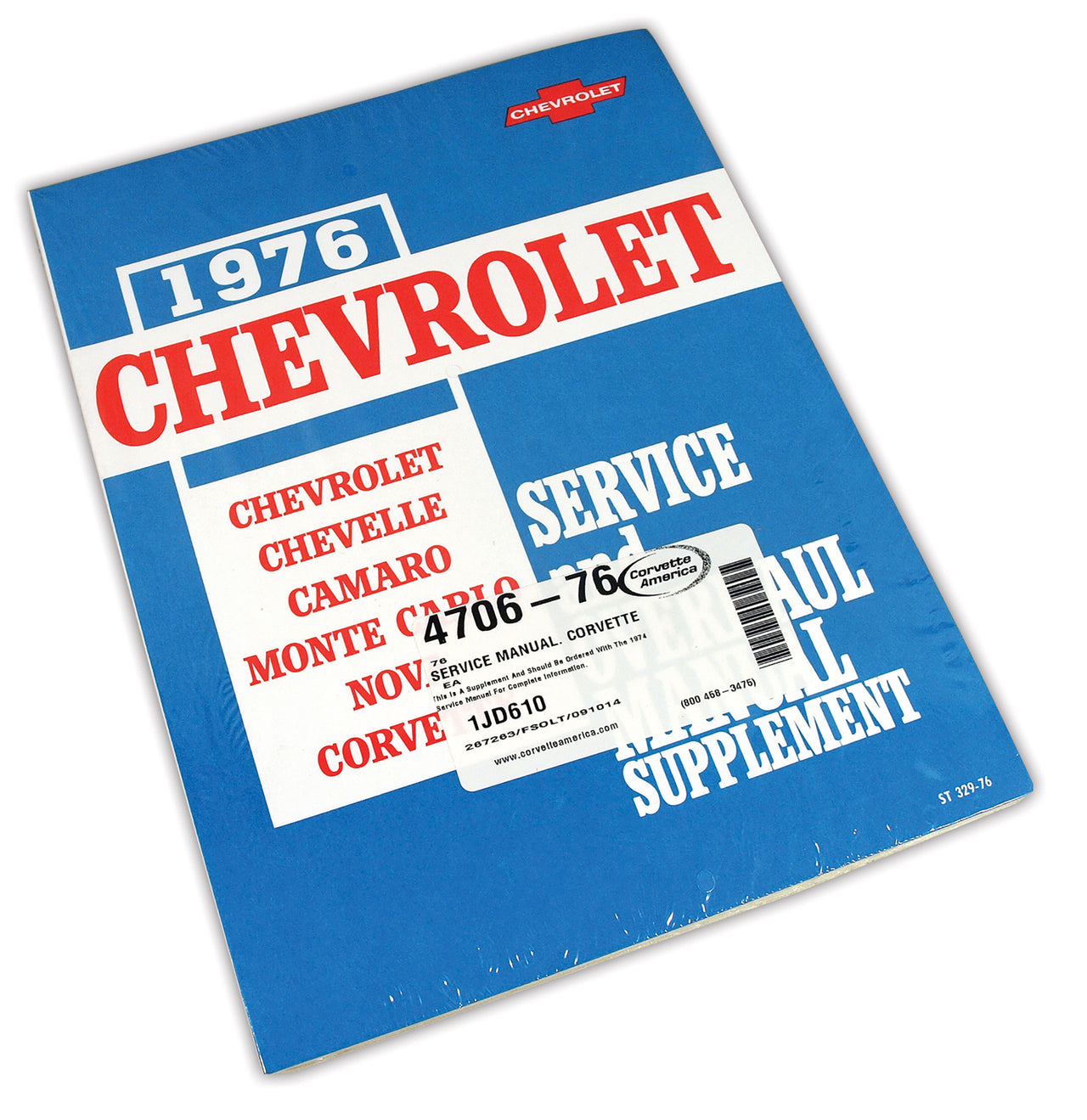 1976-1976 Corvette Service Manual Corvette - CA-470676-Corvette-Store-Online