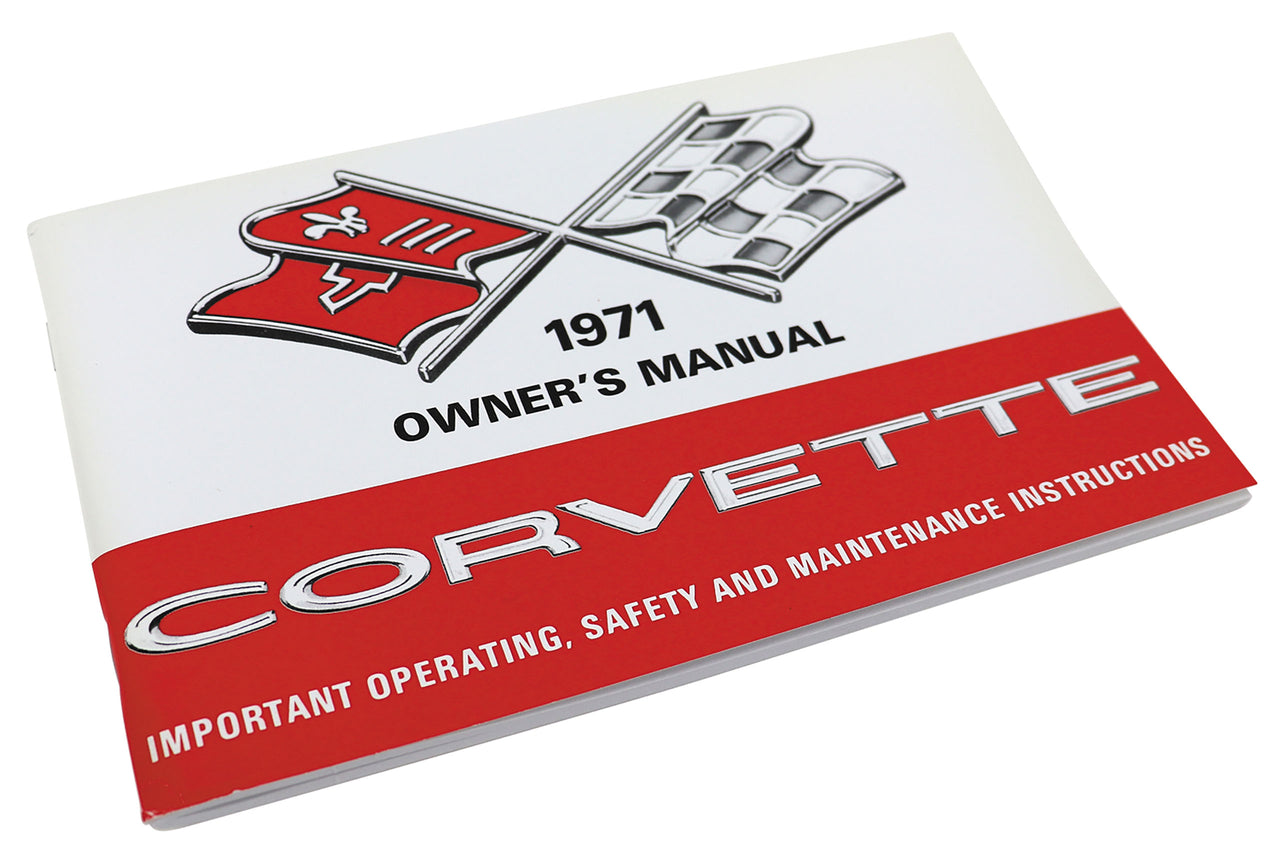 1971-1971 Corvette Owners Manual Corvette - CA-470871-Corvette-Store-Online