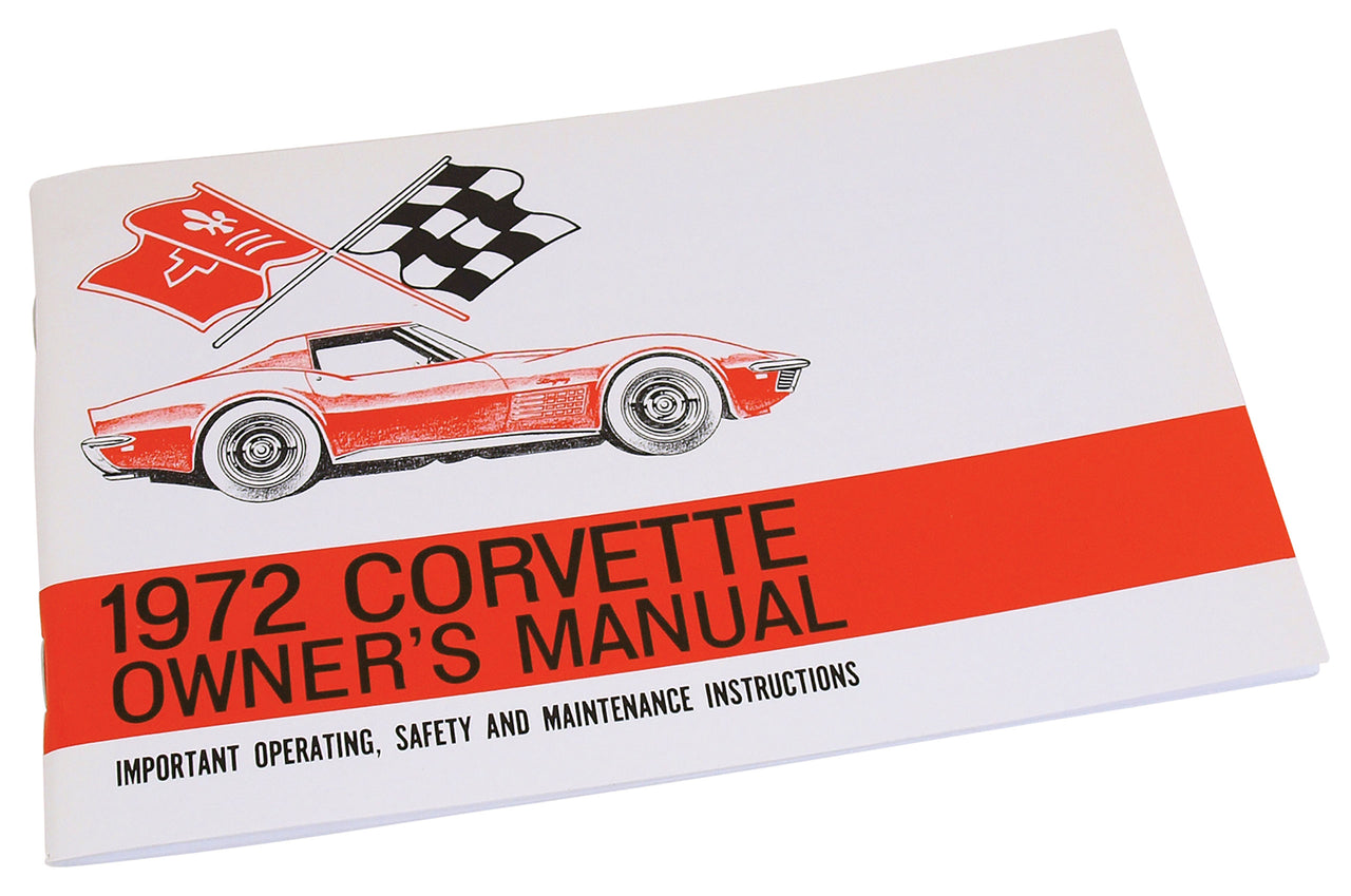1972-1972 Corvette Owners Manual Corvette - CA-470872-Corvette-Store-Online