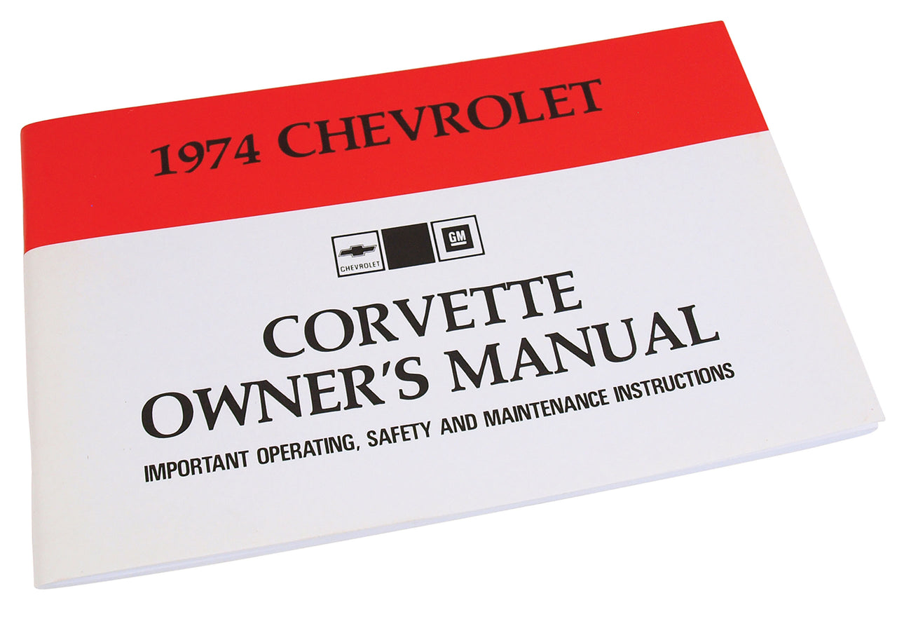 1974-1974 Corvette Owners Manual Corvette - CA-470874-Corvette-Store-Online