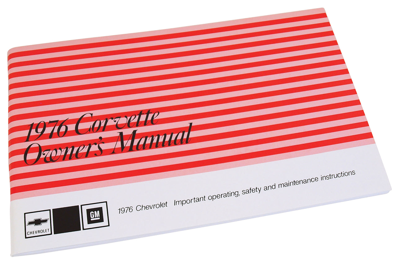1976-1976 Corvette Owners Manual Corvette - CA-470876-Corvette-Store-Online