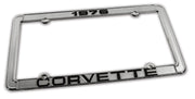 1976-1976 Corvette License Plate Frame Corvette Chrome - CA-471076-Corvette-Store-Online