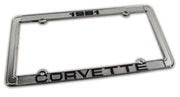 1981-1981 Corvette License Plate Frame Corvette Chrome - CA-471081-Corvette-Store-Online