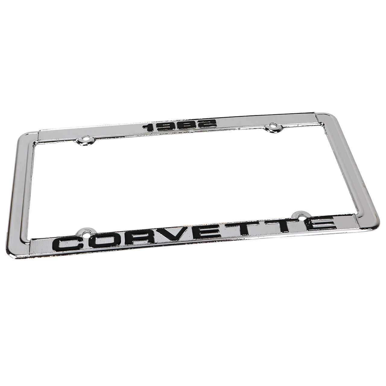1982-1982 Corvette License Plate Frame Corvette Chrome - CA-471082-Corvette-Store-Online