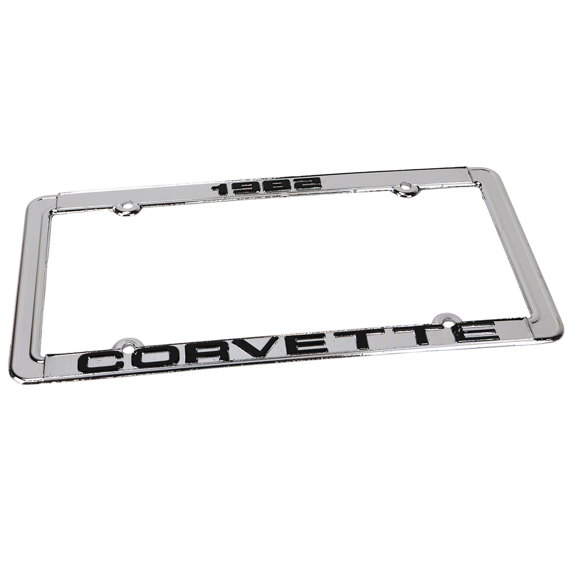 1982-1982 Corvette License Plate Frame Corvette Chrome - CA-471082-Corvette-Store-Online