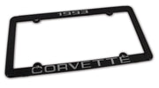 1993-1993 Corvette License Plate Frame Corvette Black - CA-471093-Corvette-Store-Online