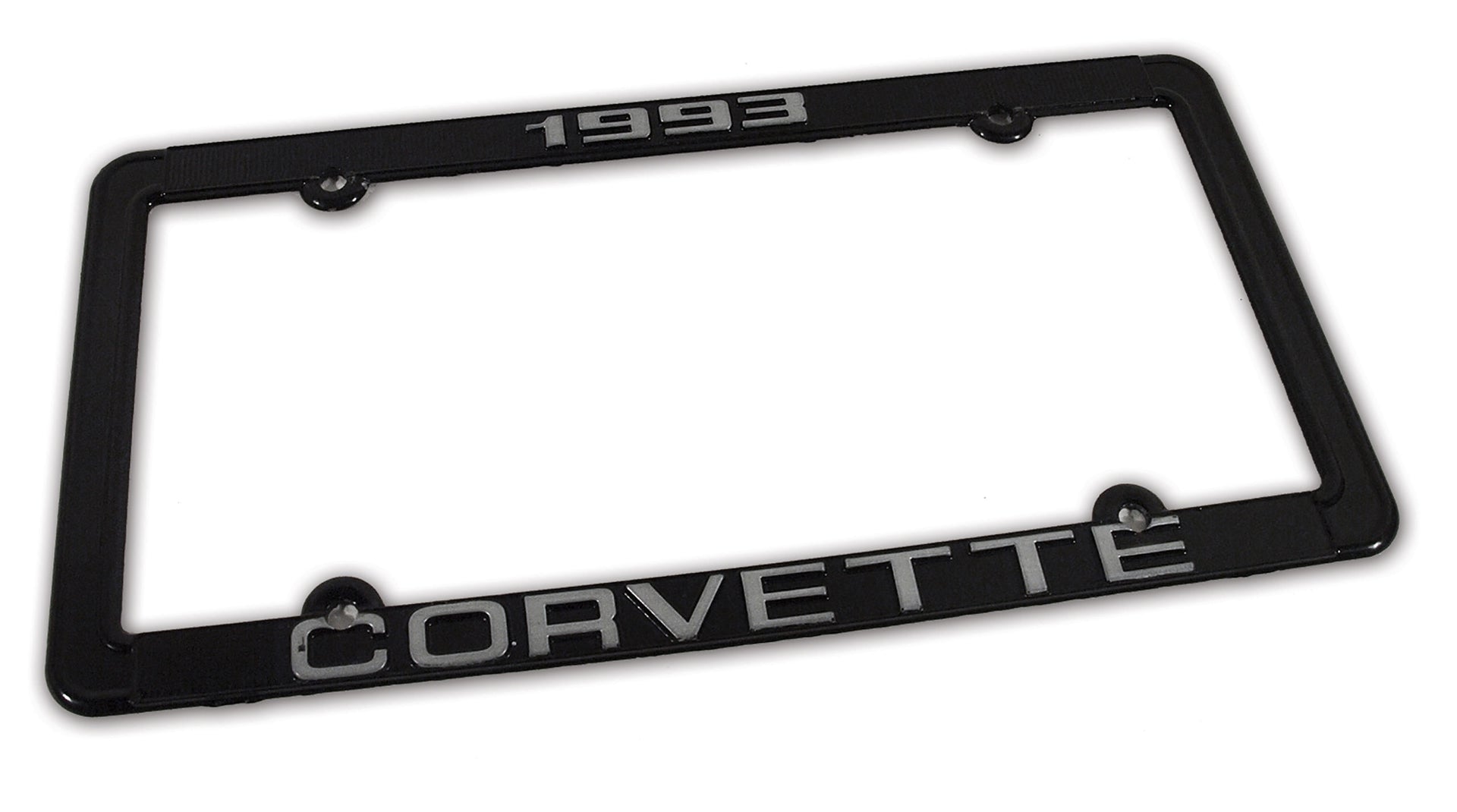 1993-1993 Corvette License Plate Frame Corvette Black - CA-471093-Corvette-Store-Online