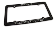 1994-1994 Corvette License Plate Frame Corvette Black - CA-471094-Corvette-Store-Online