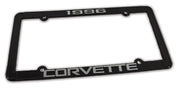 1996-1996 Corvette License Plate Frame Corvette Black - CA-471096-Corvette-Store-Online
