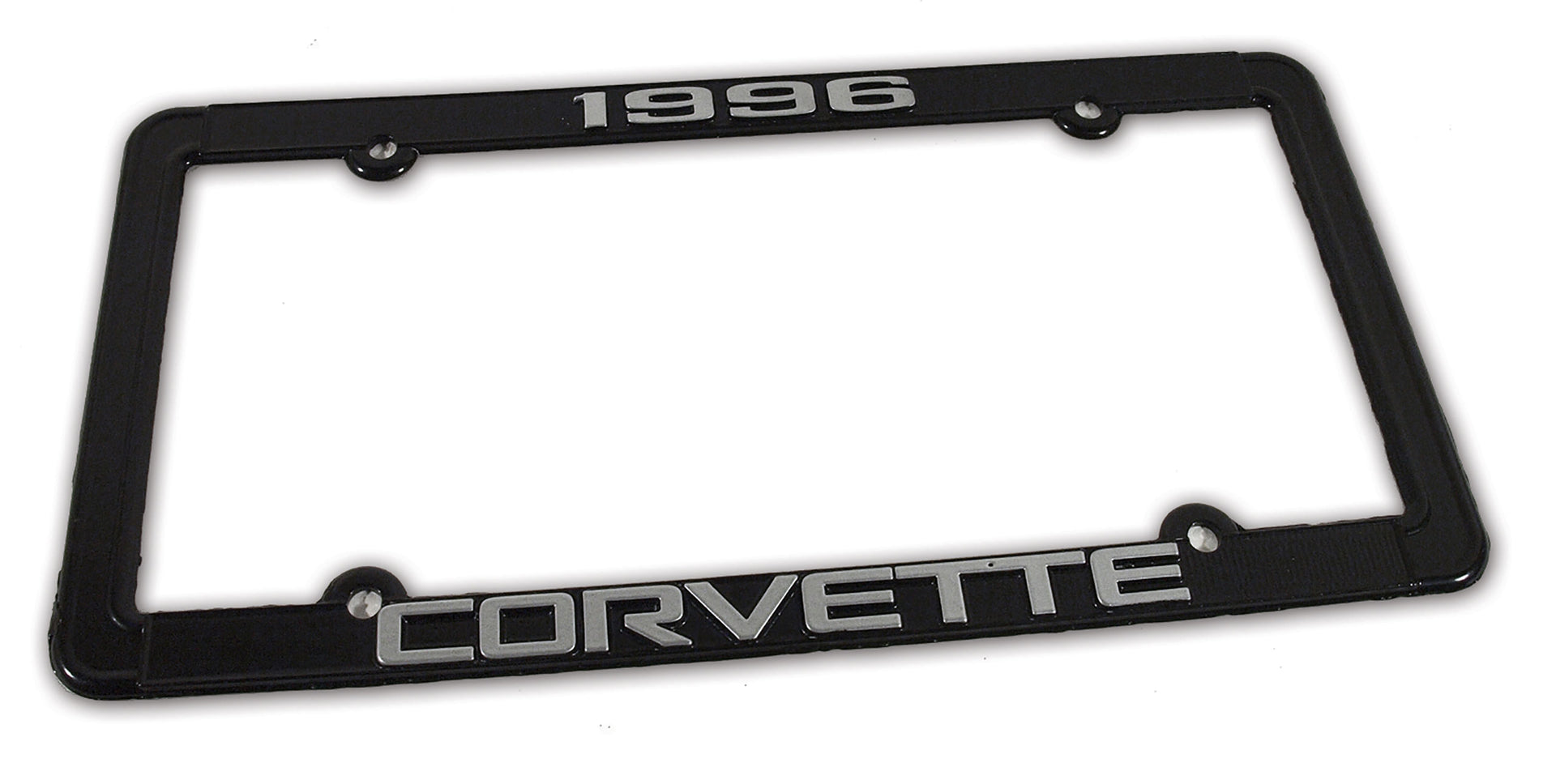 1996-1996 Corvette License Plate Frame Corvette Black - CA-471096-Corvette-Store-Online