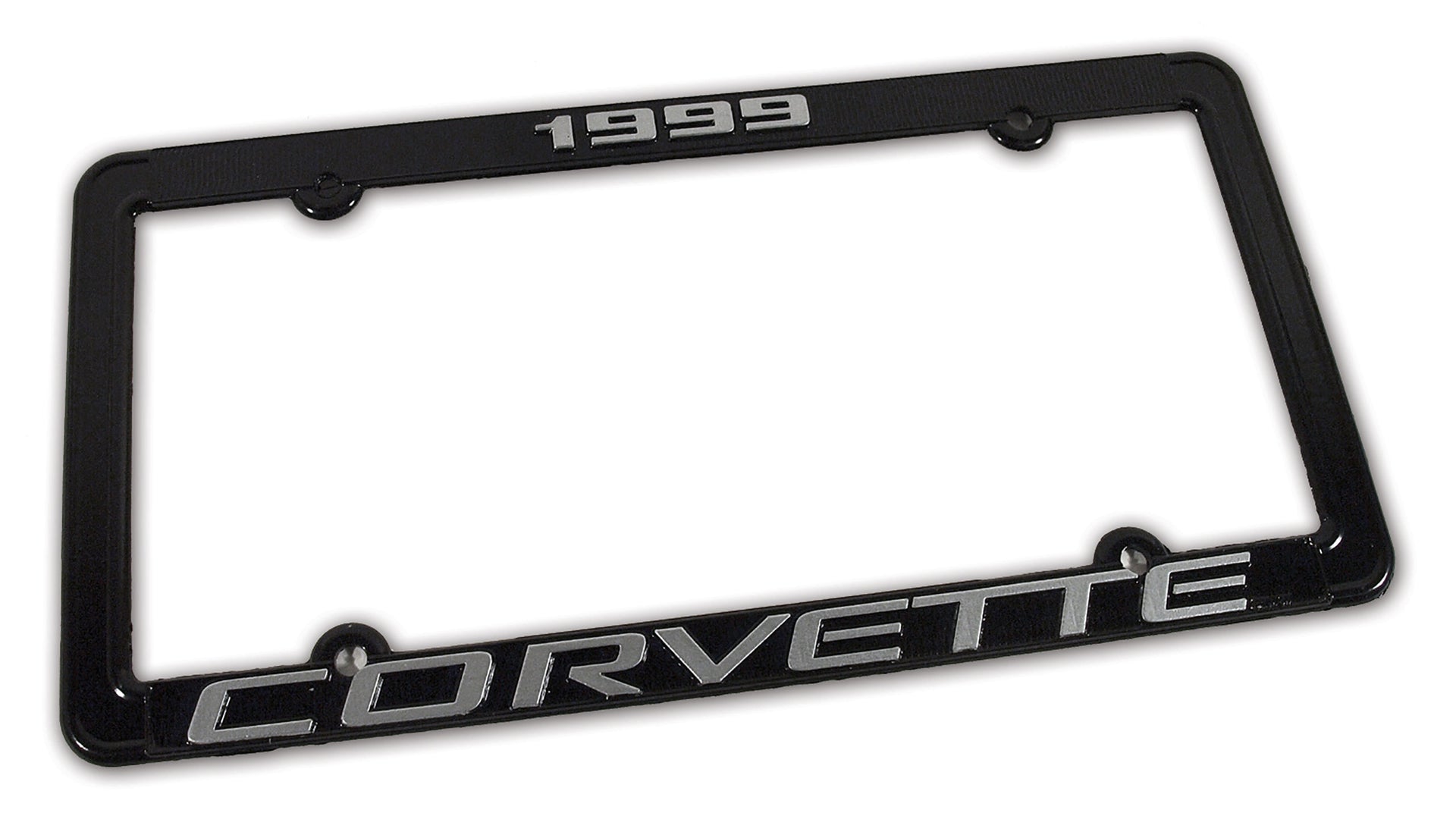 1999-1999 Corvette License Plate Frame Corvette Black - CA-471099-Corvette-Store-Online